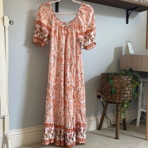 floral maxi dress